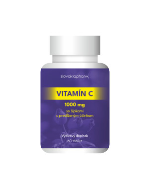 Slovakiapharm VITAMIN C 1000mg so šípkami tablety 60 ks