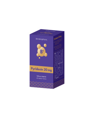 Slovakiapharm PYRIDOXIN 20 mg tablety 60 ks