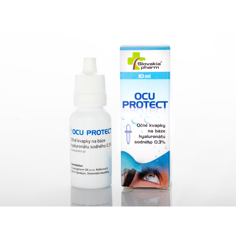 Slovakiapharm OCU PROTECT 0,3% očné kvapky s kys. hyalurónovou 10 ml